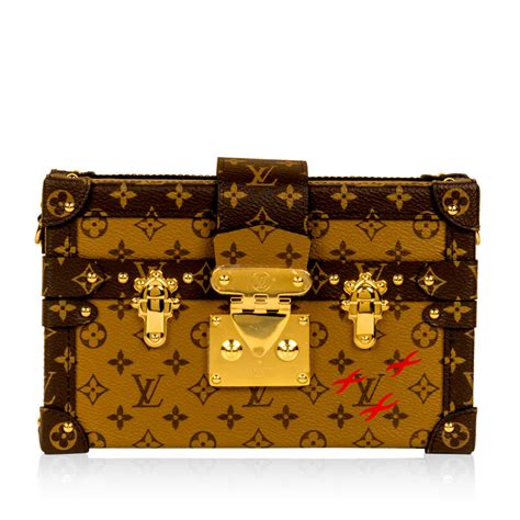 lv petite malle reverse|petite malle monogram reverse bag.